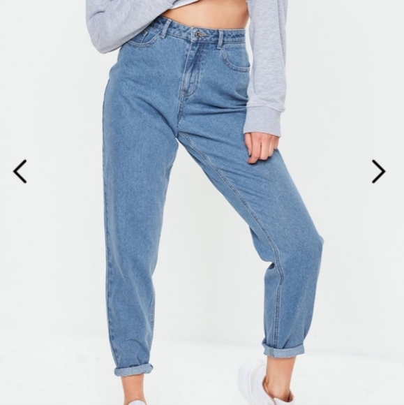 Missguided Denim - Missguided petit riot high waisted mom jeans